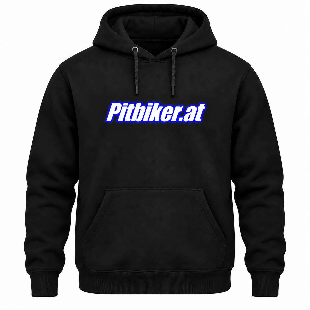Hoodie Schwarz mit Logo - Pitbiker